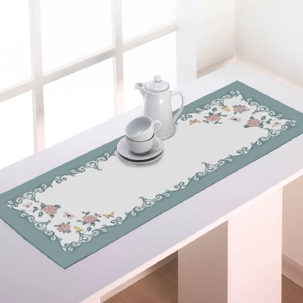 Trilho De Mesa Athenas 45Cm X 1,20M Döhler - Borboletas