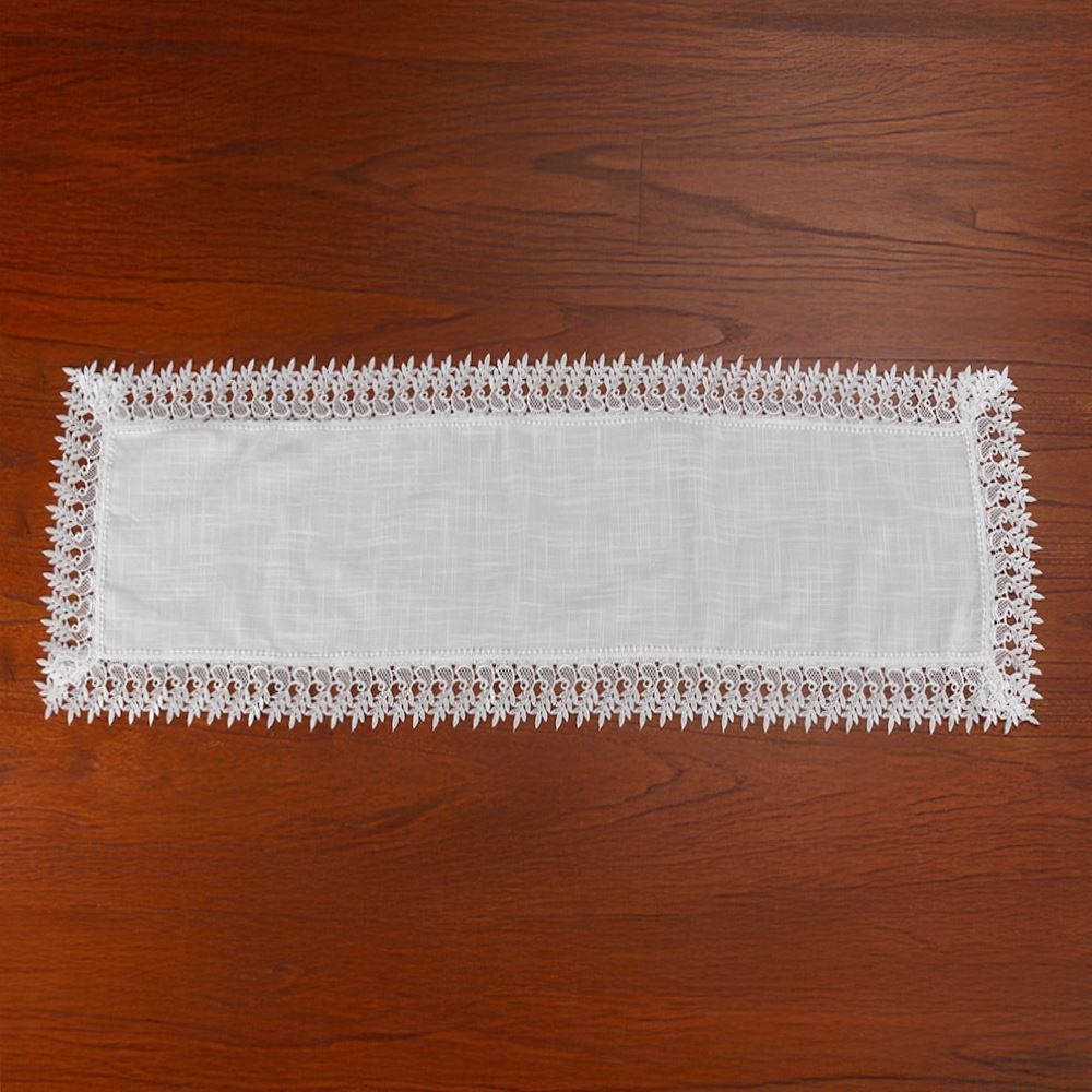 Trilho de Mesa 40 X 130Cm Renda Guipir Havan Casa - Veneza