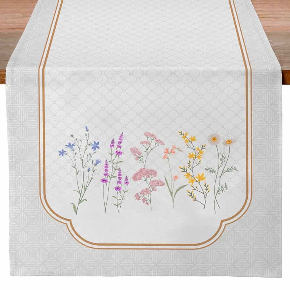 Trilho De Mesa 45 X 1,20 M Clean Renova Döhler - Floral Boho
