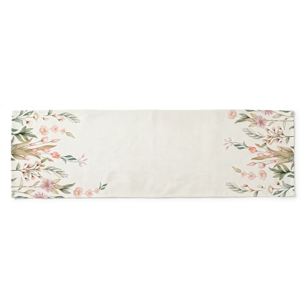 Trilho de Mesa 45 X 1,20 m Clean Renova Döhler - Flores Salmão