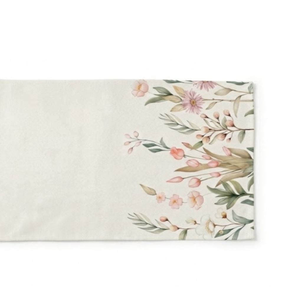 Trilho de Mesa 45 X 1,20 m Clean Renova Döhler - Flores Salmão