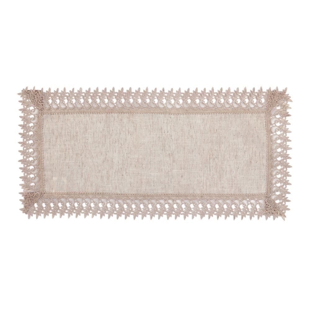 Trilho de Mesa Guipir Renda Havan Casa - Veneza Naturale