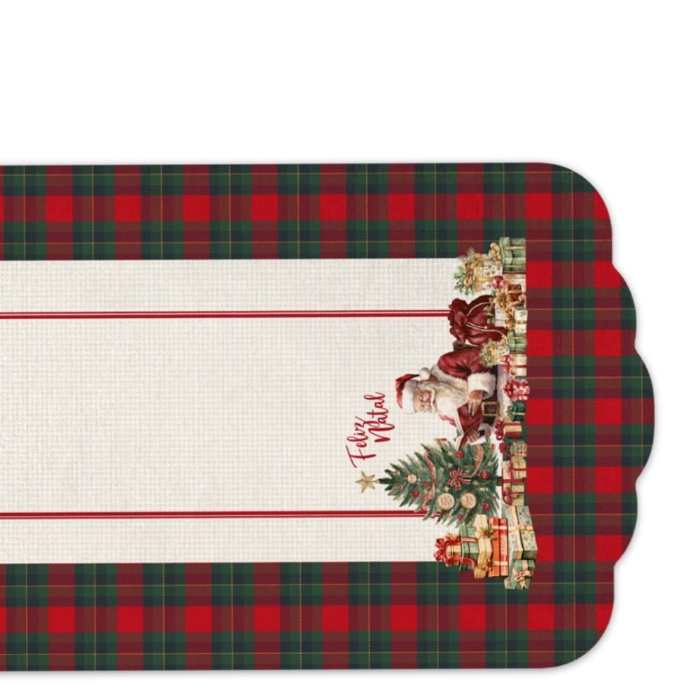 Trilho De Mesa Natalino 40X120 Cm Natal Encantado Havan Casa - Noel Xadrez