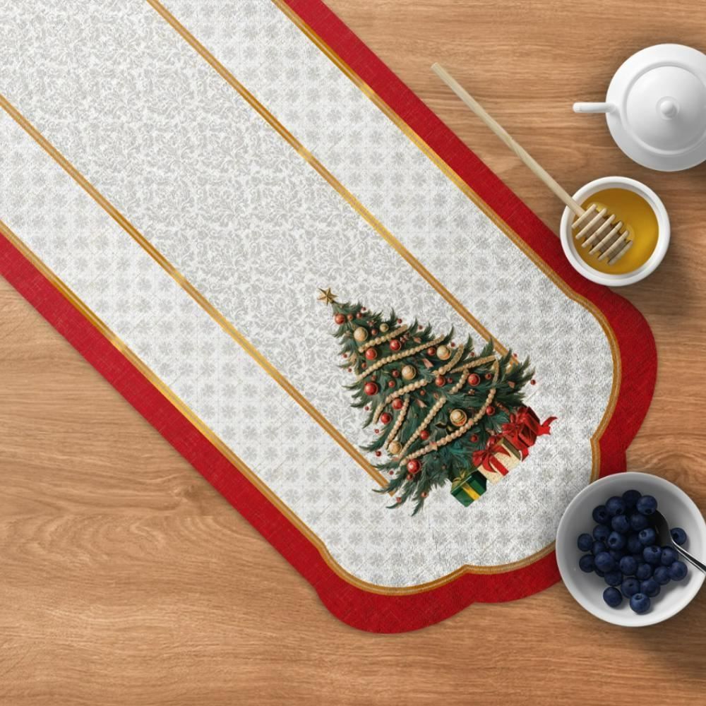 Trilho De Mesa Natalino 40X120 Cm Natal Encantado Havan Casa - Árvore