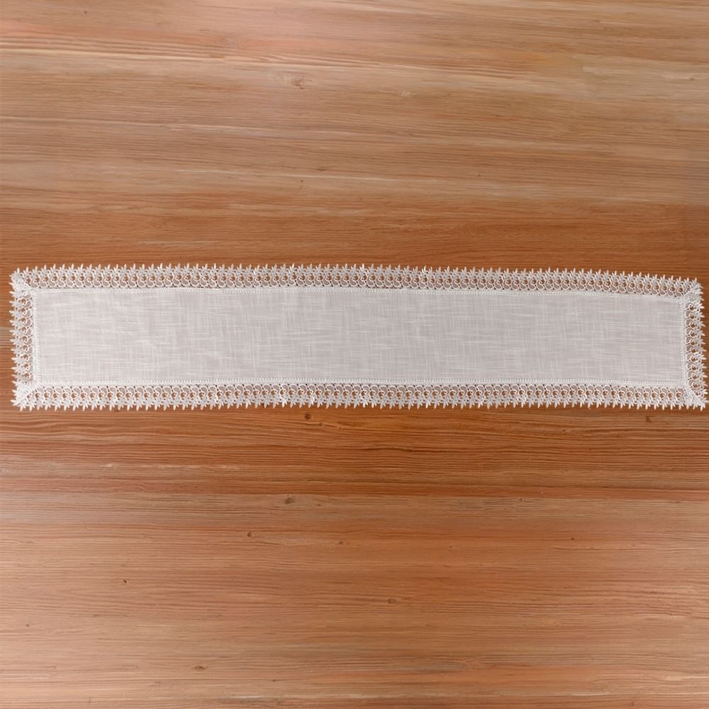 Trilho de Mesa 40X210 cm Renda Guipir Havan Casa - Veneza