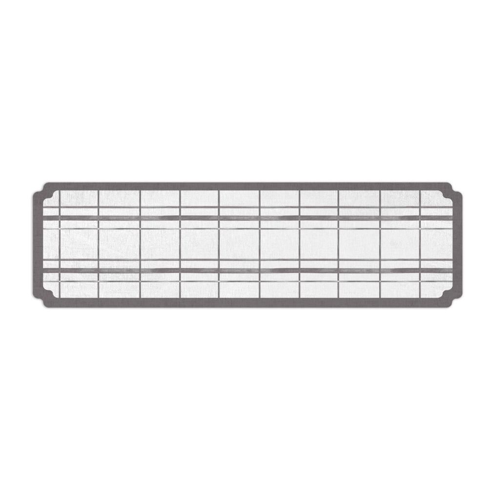 Trilho De Mesa Viena 40X120 Cm Havan Casa - Linho Cinza Urbano