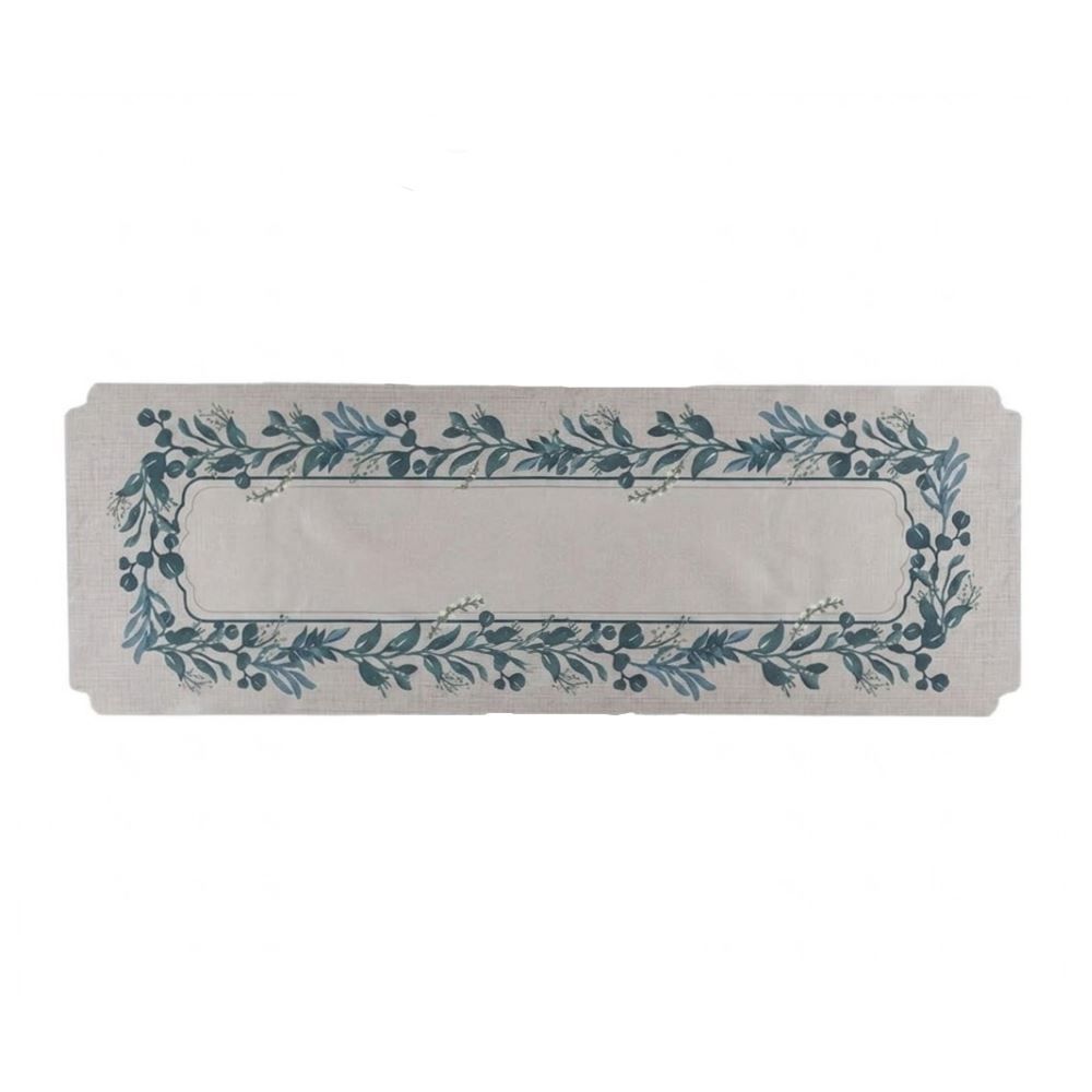 Trilho de Mesa Viena 40X120 cm Havan Casa - Ervas Verdes
