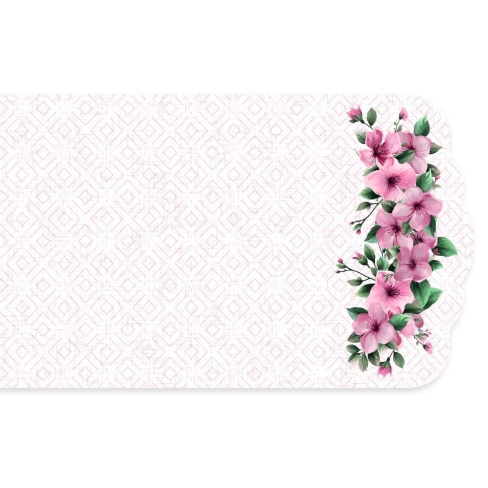 Trilho de Mesa Viena 40X120 cm Havan Casa - Floral Rosa