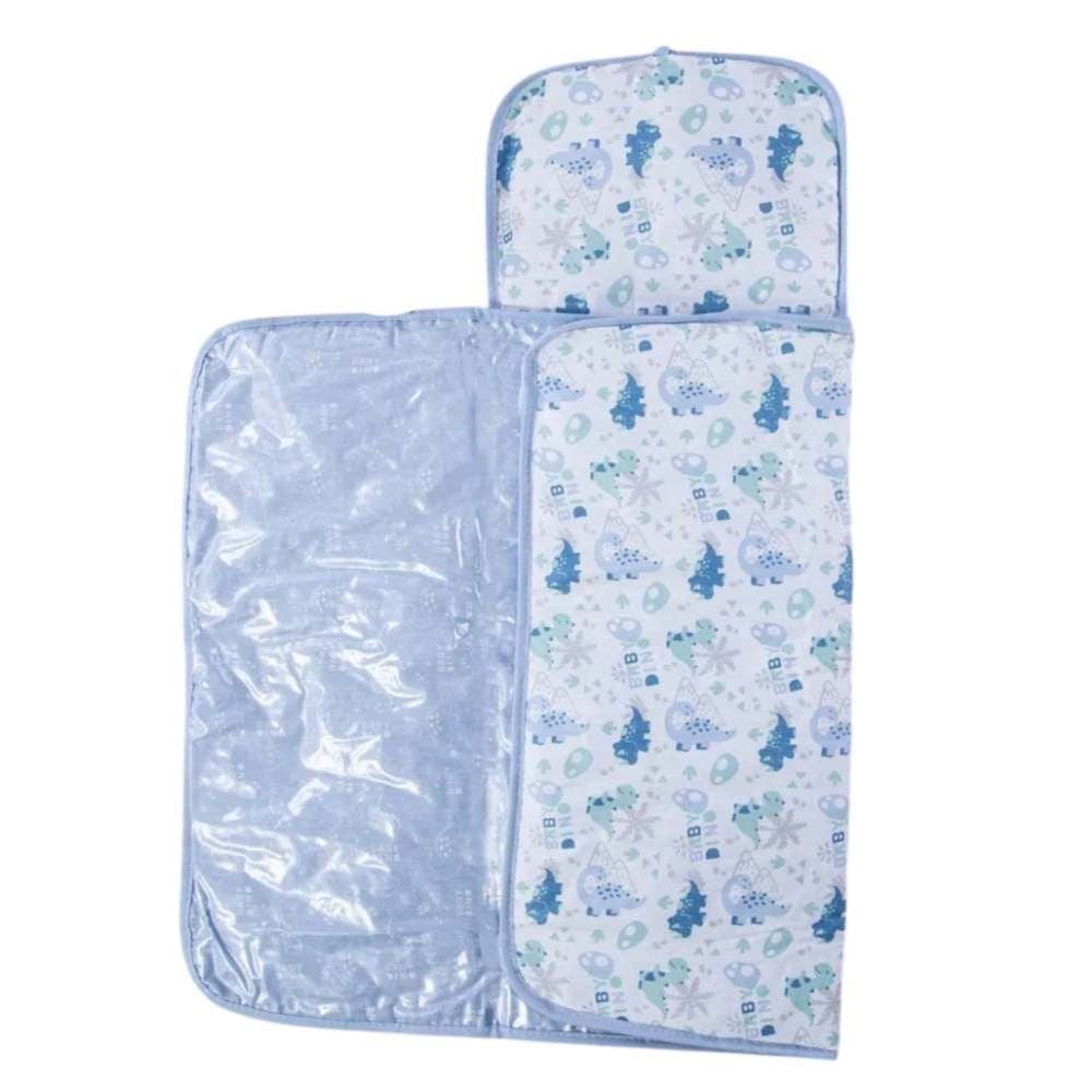 Trocador De Fraldas Portátil Havan Baby - Dino Azul