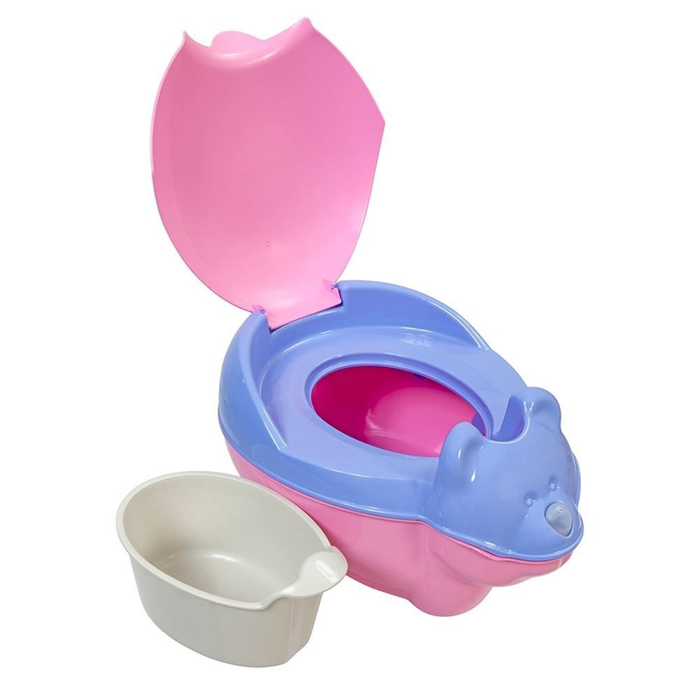 Troninho Infantil Higiênico Com Função Musical Tutti Baby - Rosa Bebe