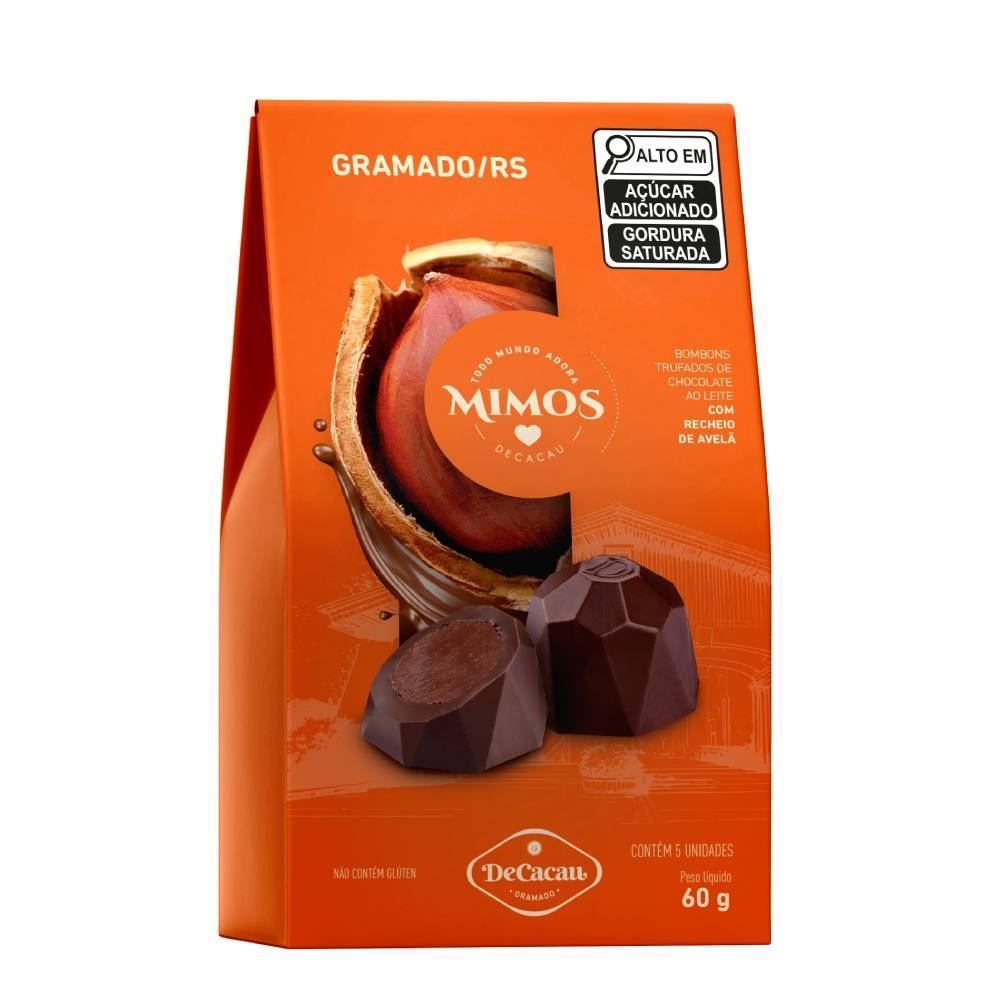 Trufas Mimos De Avelã Decacau - 60g