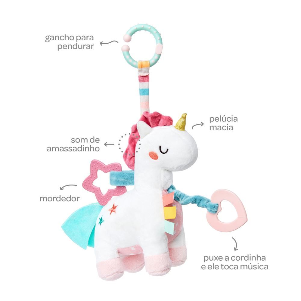 Unicornio Musical De Atividades Magic Buba +6M