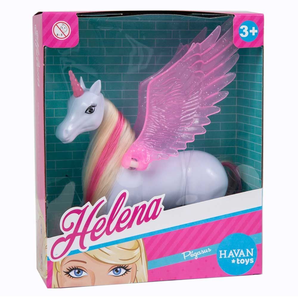 Unicórnio Pégasus Helena Rosa - HBR0285