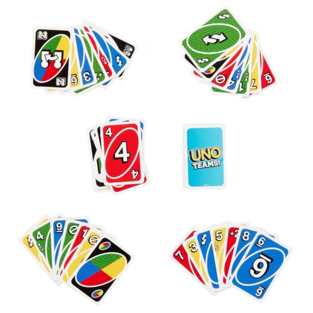 Uno Jogo De Cartas Teams Mattel - HXT58