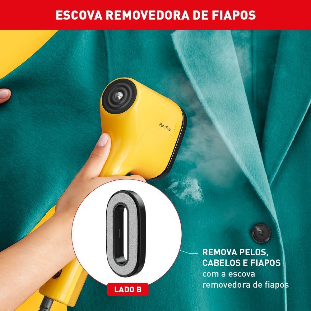 Vaporizador de Roupas Arno Pure Pop Amarelo HS26