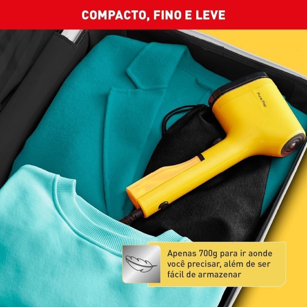 Vaporizador De Roupas Arno Pure Pop Amarelo HS26