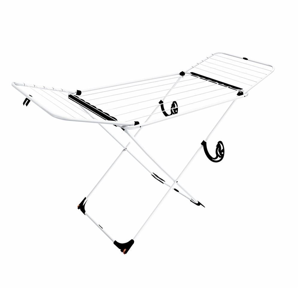 Varal de Chão com Abas e Rodinhas Pegasús Secalux - Branco