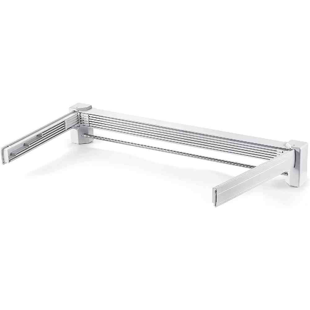 Varal De Parede Retrátil Ordene 70X37cm - Branco