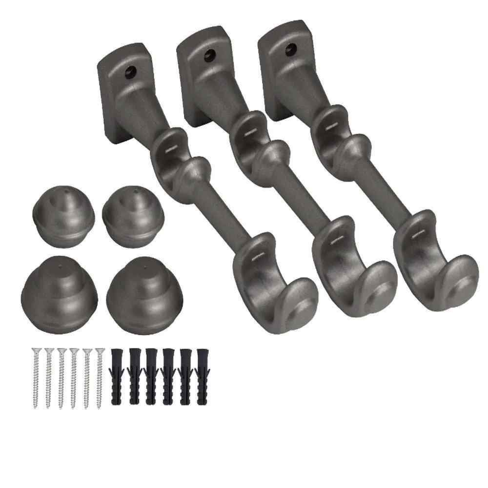 Varão De Cortina Médio Duplo 3,00 M Havan Casa - Prata Fosco