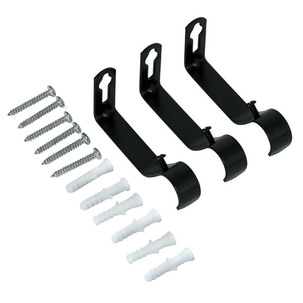 Varão Extensivo 1,20 A 2,10M Coroa Evolux - Preto