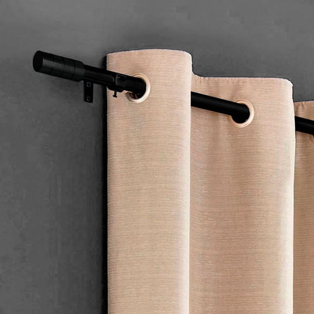 Varão Extensivo 1,60 A 3,00M Cilindro Evolux - Preto