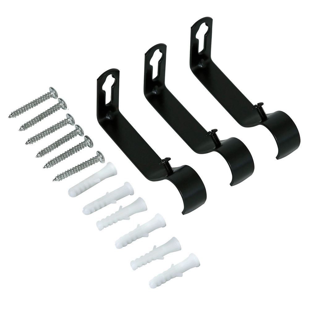 Varão Extensivo 1,60 A 3,00M Coroa Evolux - Preto