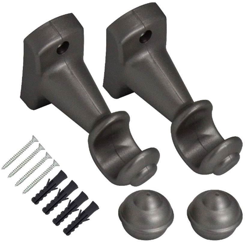 Varão De Cortina 1,50 M Grosso Havan - Prata Fosco