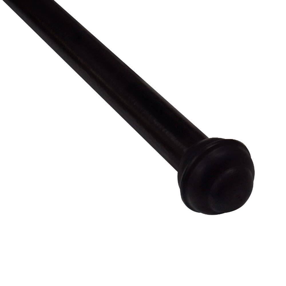 Varão De Cortina 2,50 M Grosso Fosco Havan - Preto Fosco