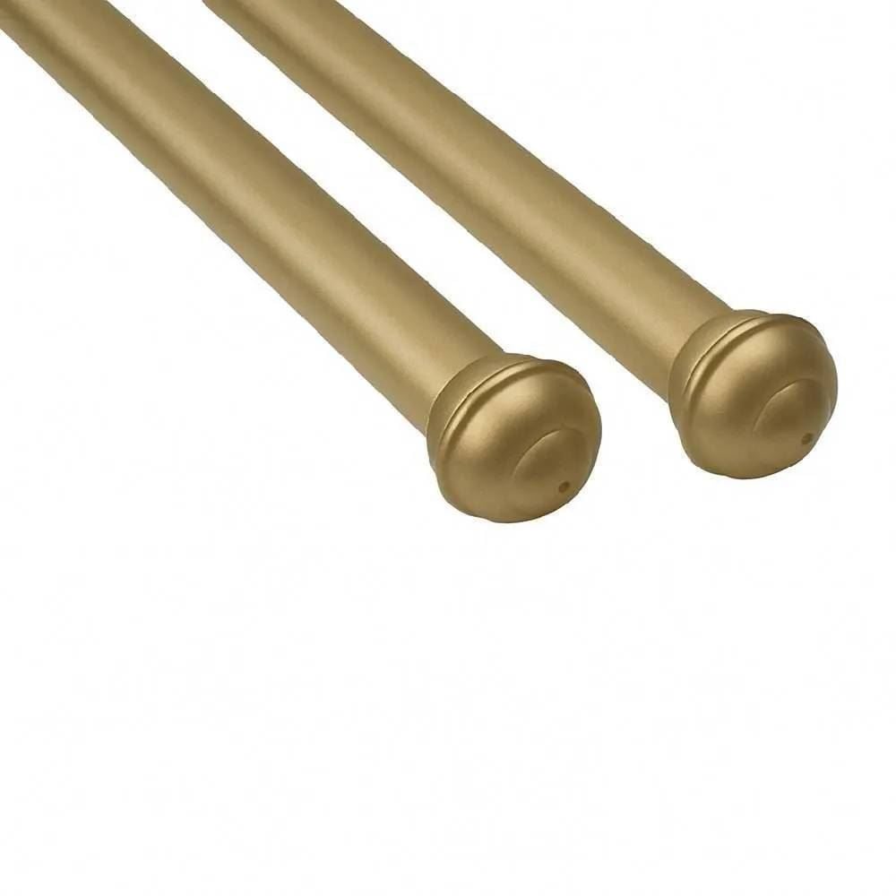 Varão de Cortina Grosso Duplo 2,50 m Prata Fosco Havan Casa - Champanhe