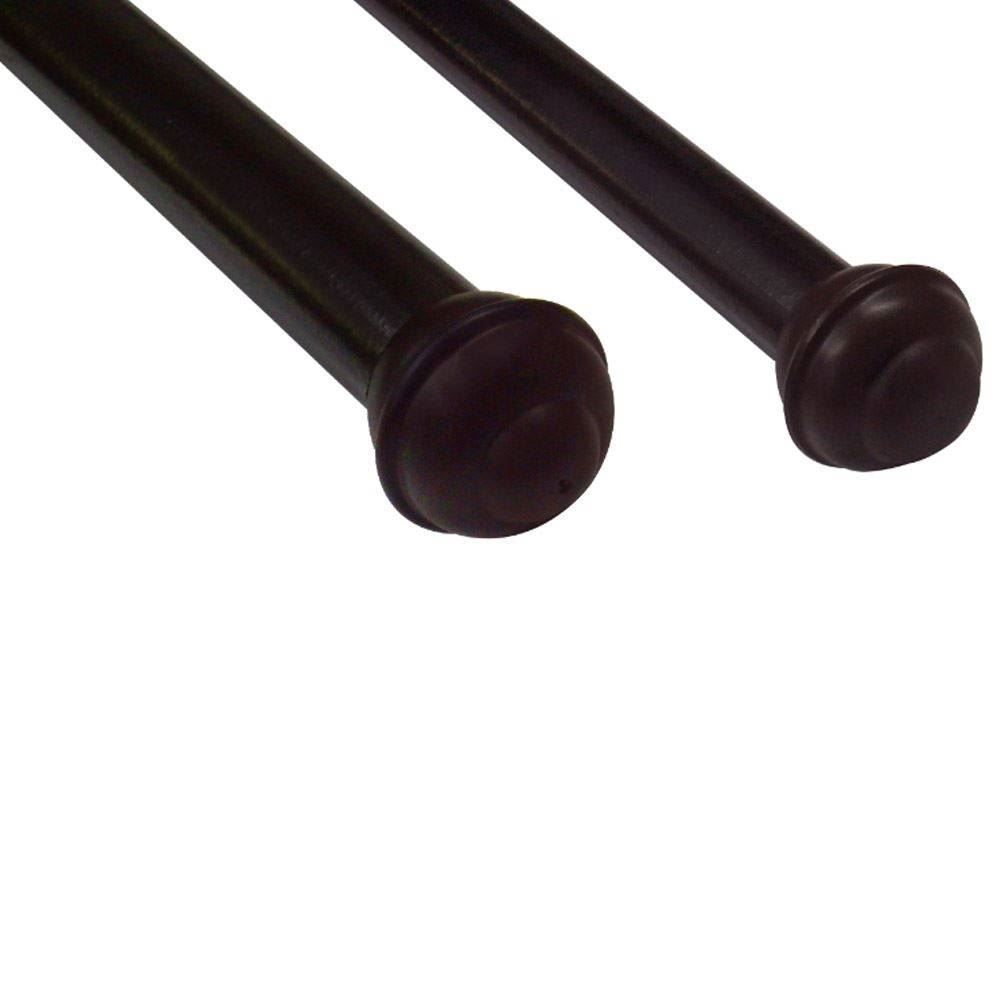 Varão De Cortina Grosso Duplo 2,50 M Fosco Havan - Imbuia Fosco