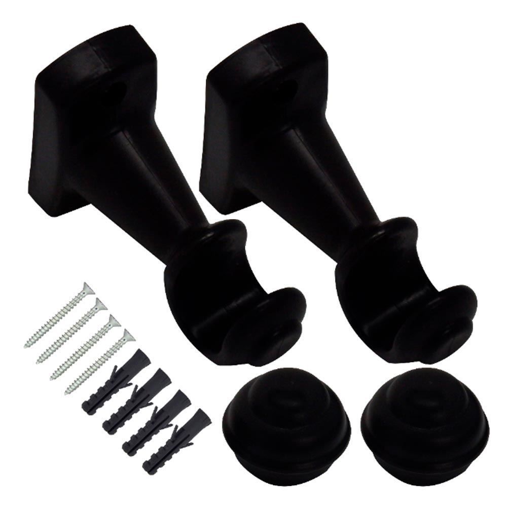 Varão Médio 1,50M Fosco Havan - Preto Fosco