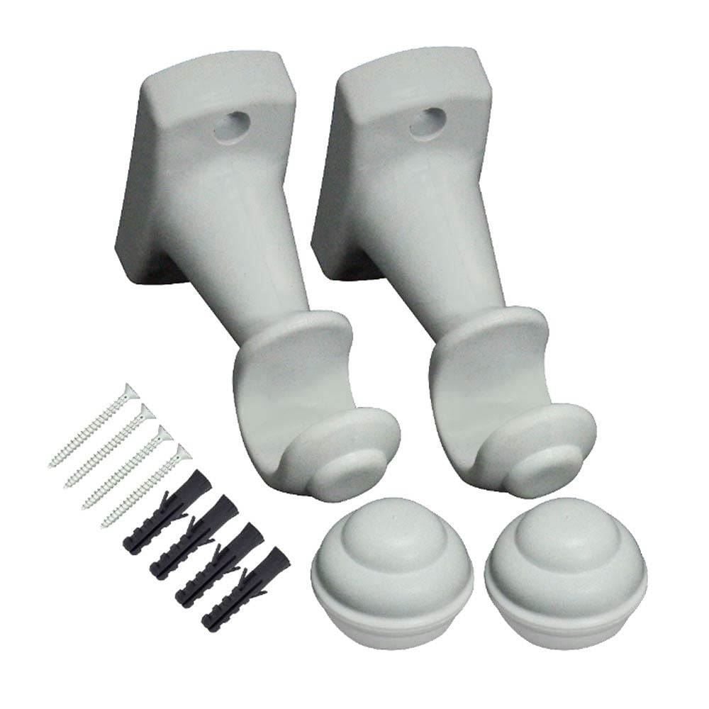 Varão De Cortina Médio Fosco 2,00 M Havan Casa - Branco Fosco