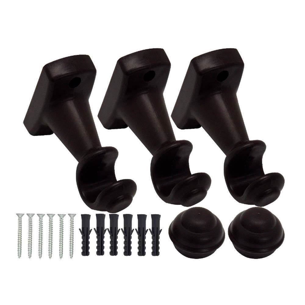 Varão De Cortina 2,50M Médio Havan Casa Fosco - Imbuia Fosco