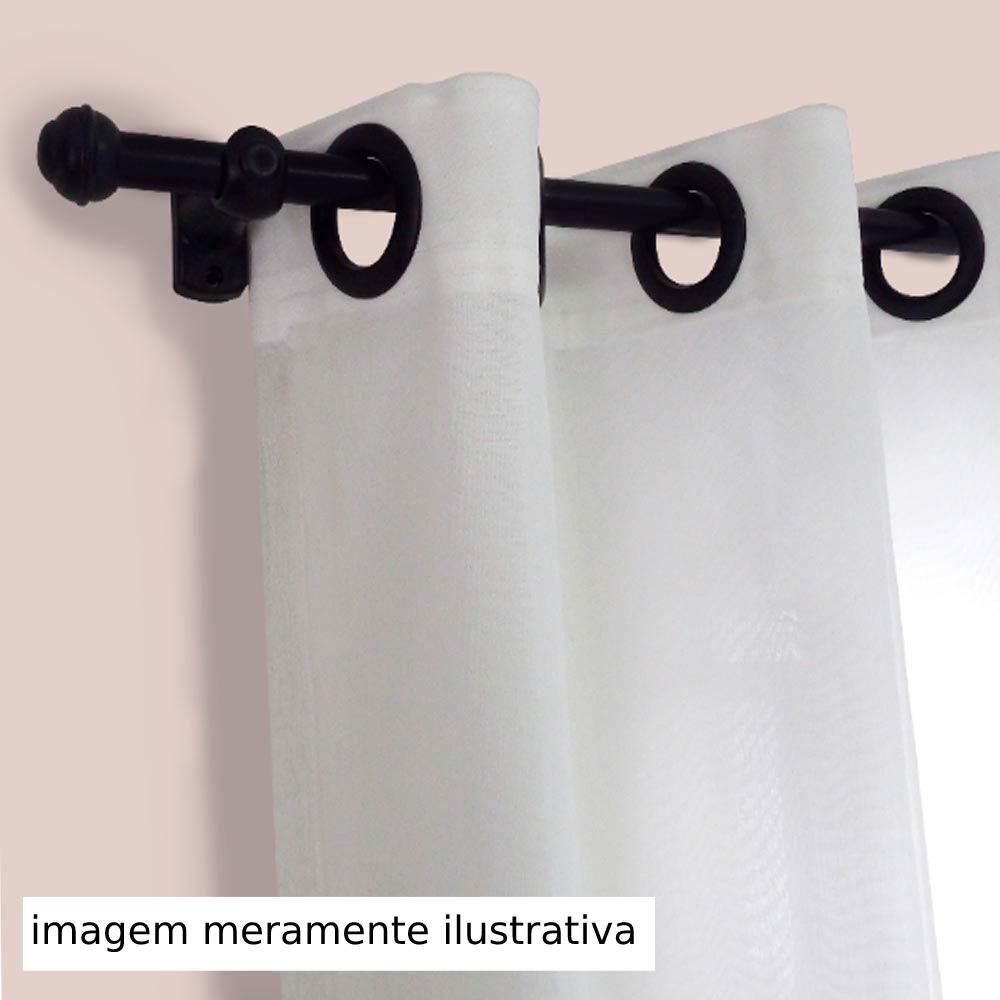 Varão De Cortina 3 M Médio Havan Casa - Preto Fosco