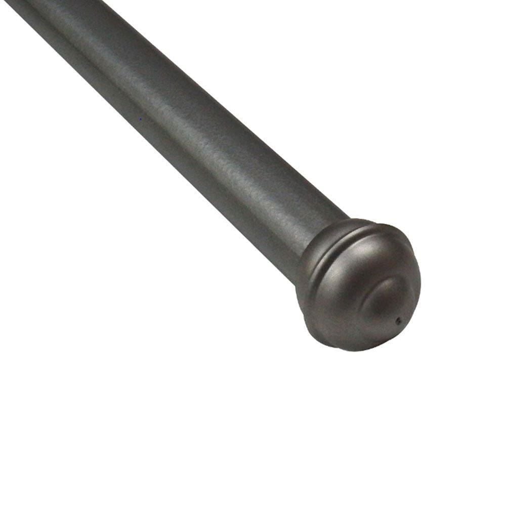 Varão De Cortina 3,00 M Médio Havan - Prata Fosco