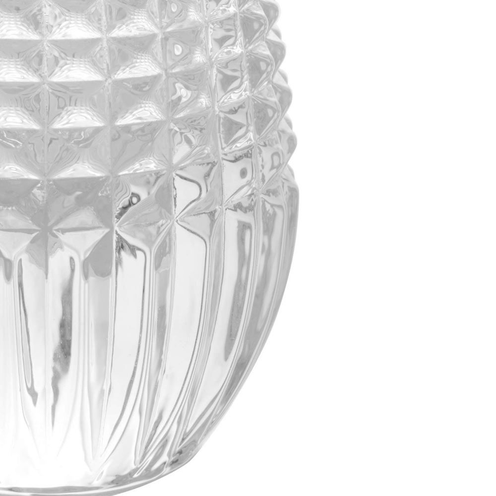 Vaso De Cristal Wolff Queen 6 X 15Cm - Transparente