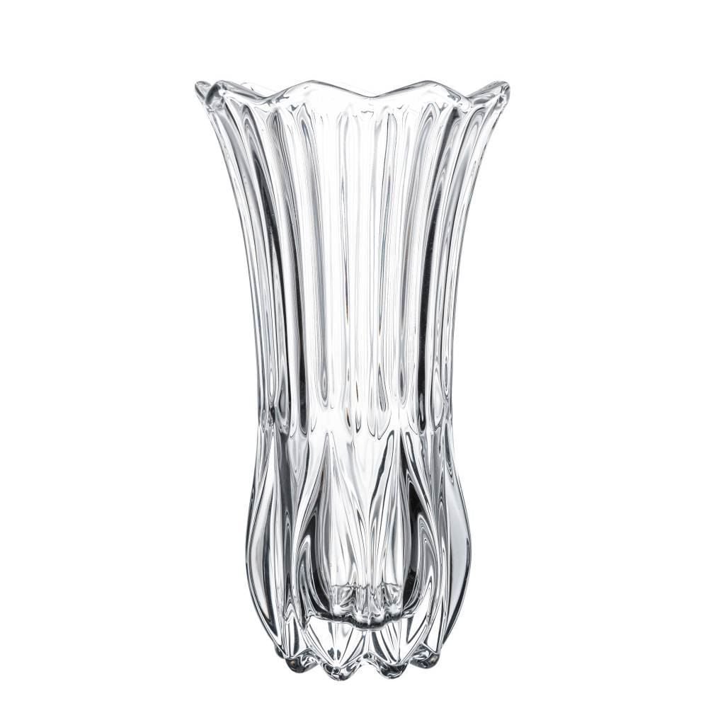 Vaso De Vidro Tulipa 19Cm Wolff - Transparente
