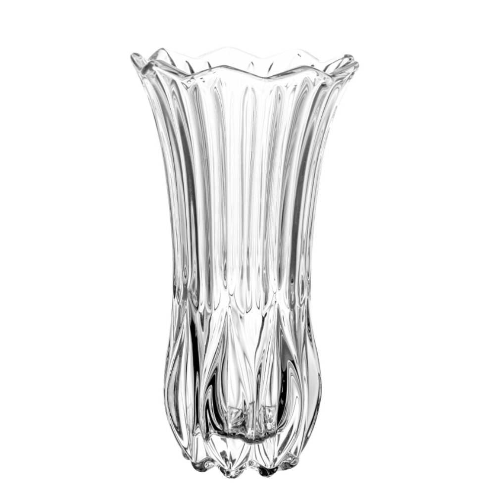 Vaso De Vidro Tulipa 19Cm Wolff - Transparente