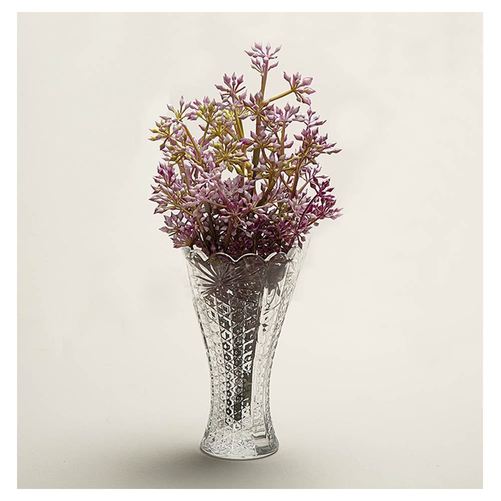 Vaso Decorativo Cristal Princess Wolf - Transparente