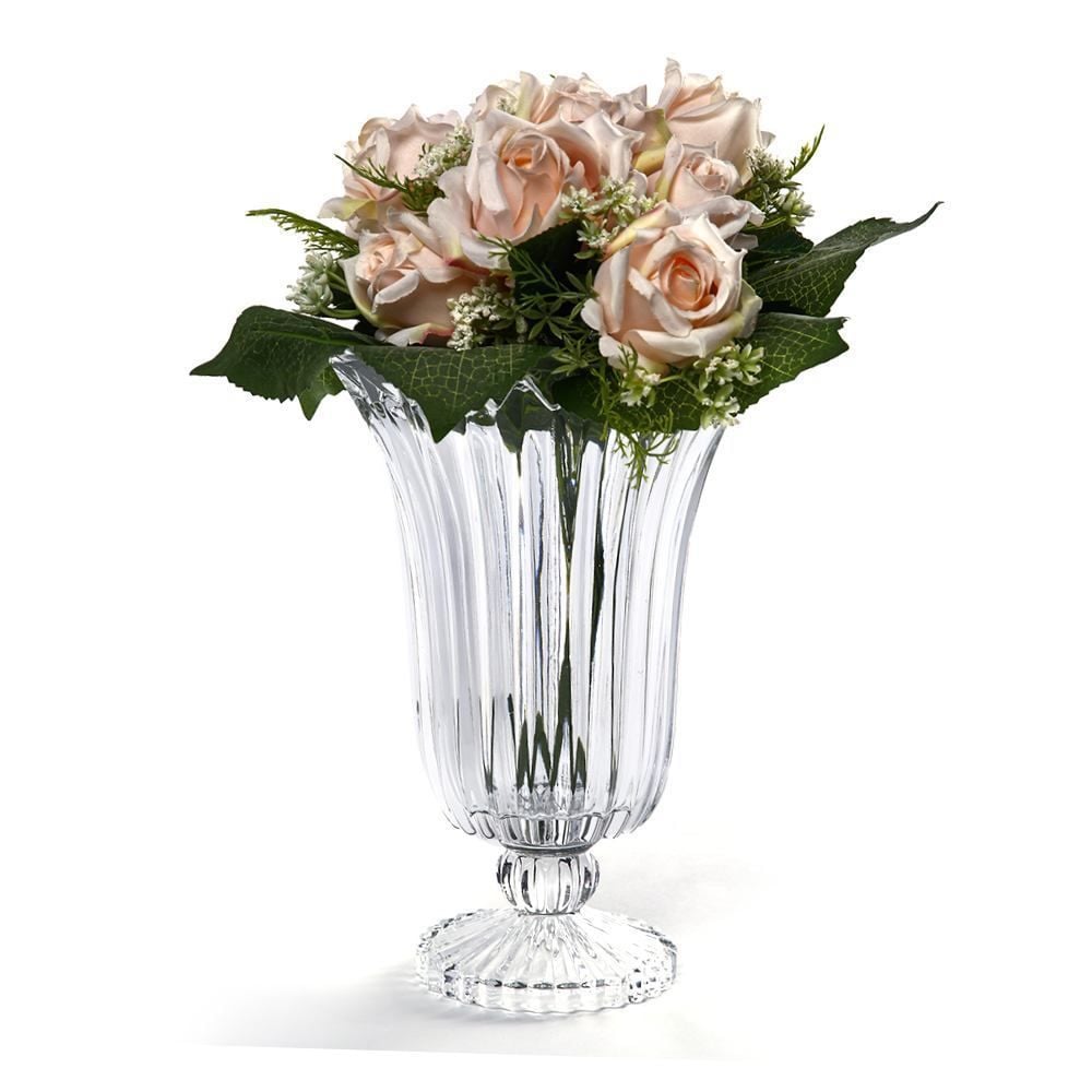 Vaso Decorativo De Vidro Mônaco 17X24,3Cm Havan Casa - Transparente