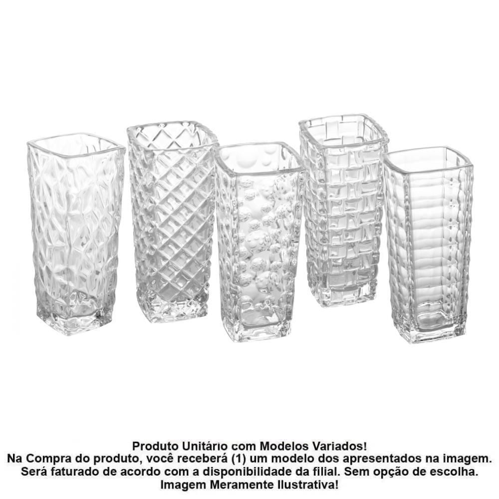 Vaso de Vidro Decorativo Lyor 15Cm - Sortido