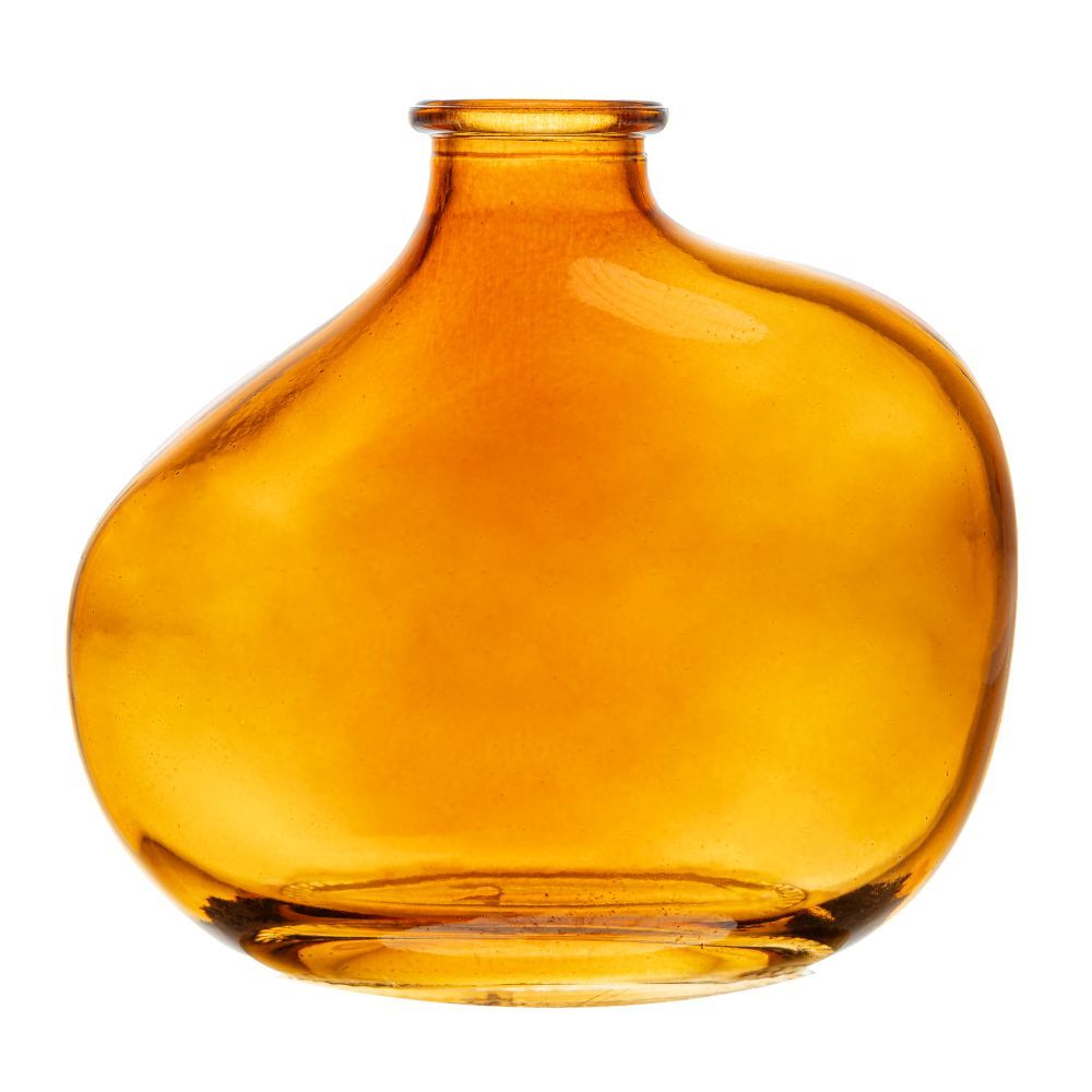 Vaso Organics Âmbar 10Cm Wolff - Vidro