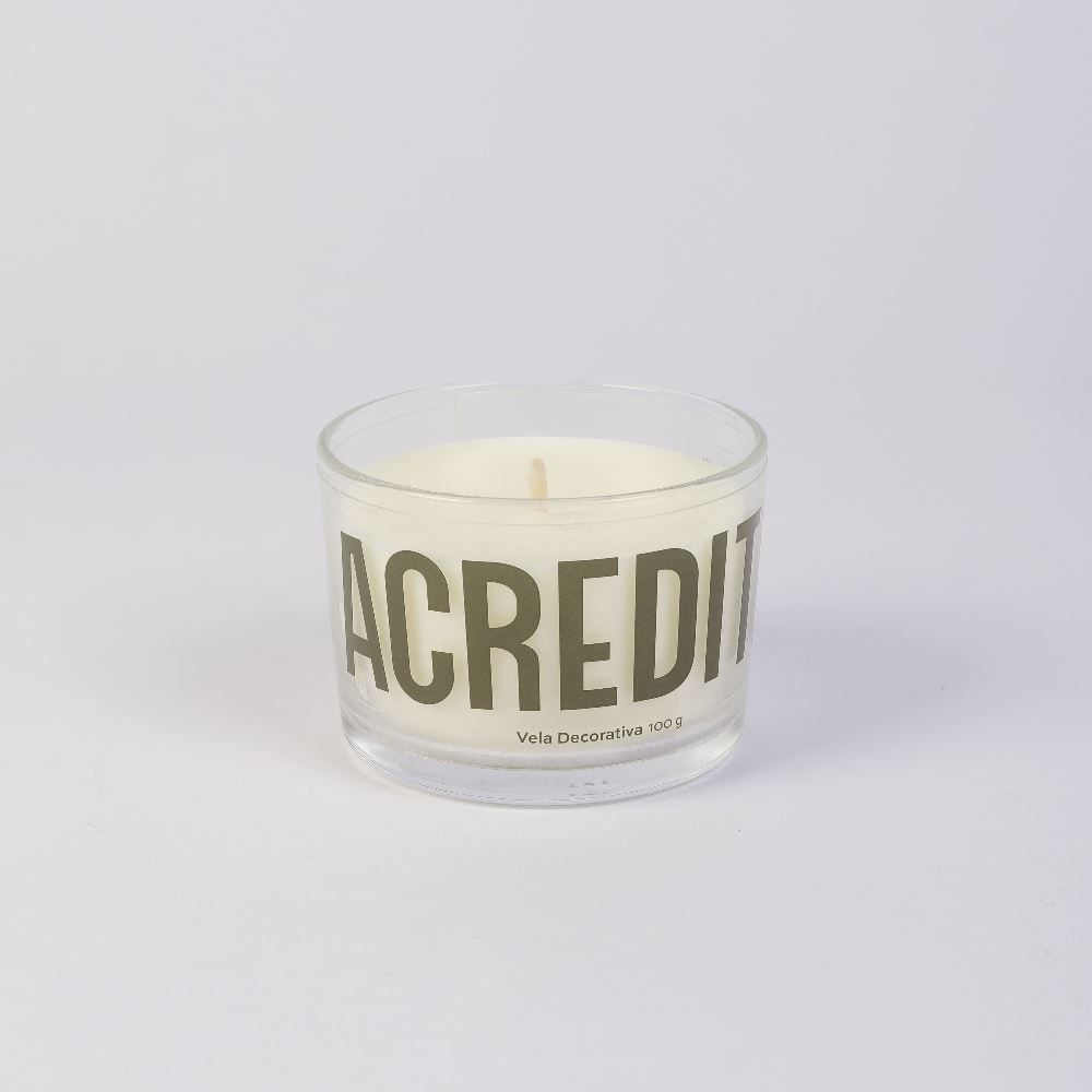 Vela Acredite Arana 100G - Branco