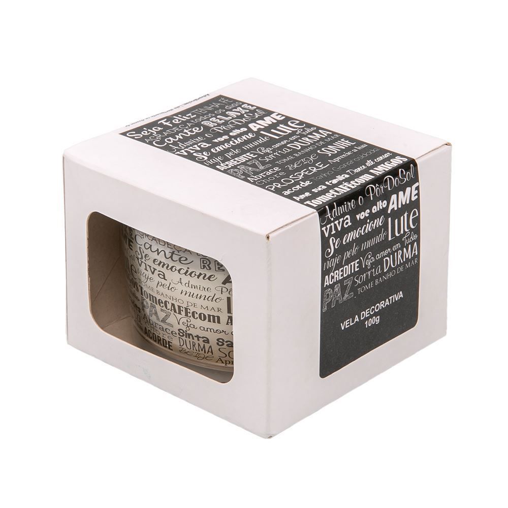 Vela Aromática Palavras Do Bem 100Gr Arana - Palavras Do Bem 