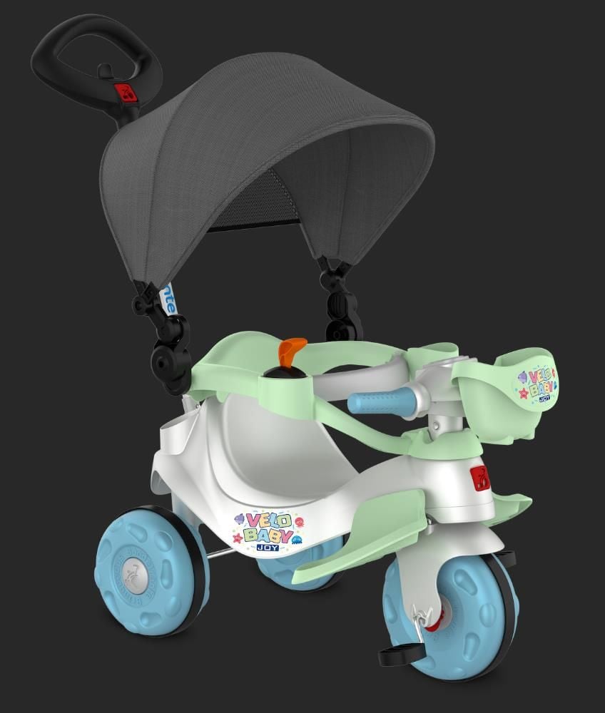 Velobaby Joy C/Capota Passeio & Pedal Brinquedos Bandeirante