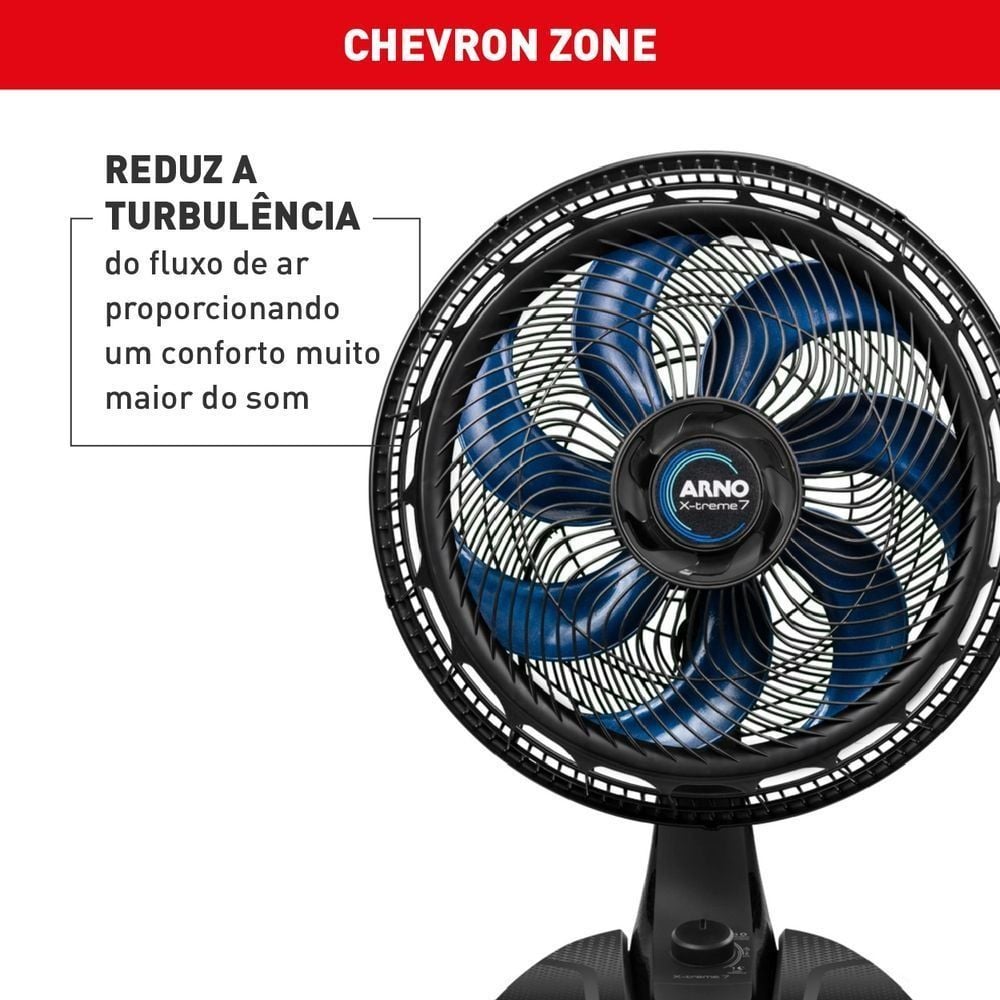 Ventilador Arno X-treme 7 Pás de 40cm VE70