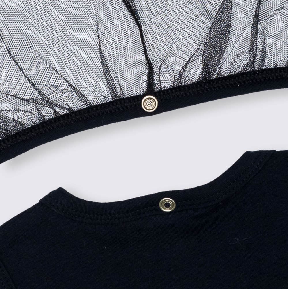 Vestido 1 a 3 anos Cotton Abelhinha com Tiara Yoyo Kids