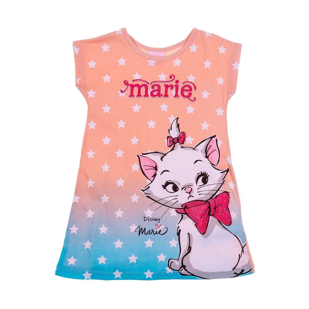 Vestido 1 a 3 Anos Gatinha Marie Degradê Disney