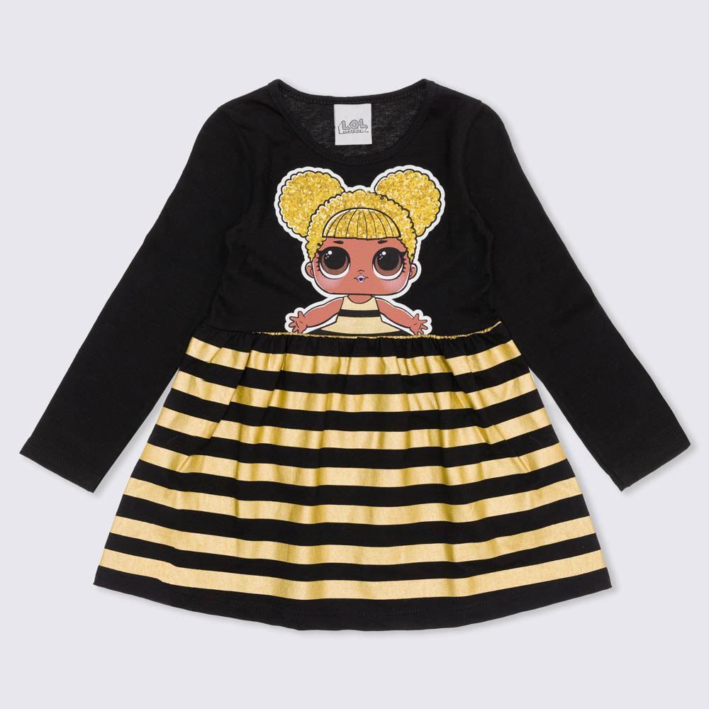 Vestido 1 a 3 anos M/Malha Boneca Lol Brandili