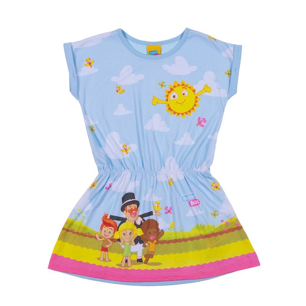 Vestido 1 a 3 Anos Mundo Bita Kamylus